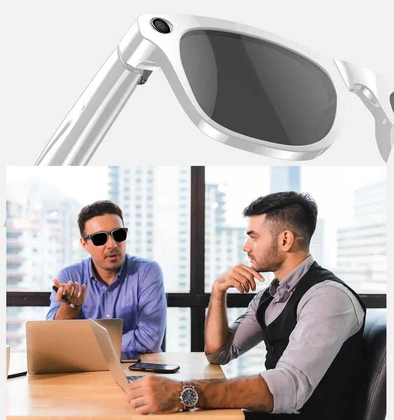 AI Smart Glasses with 8K Camera & Bluetooth Audio - Tidesmit Tidesmit