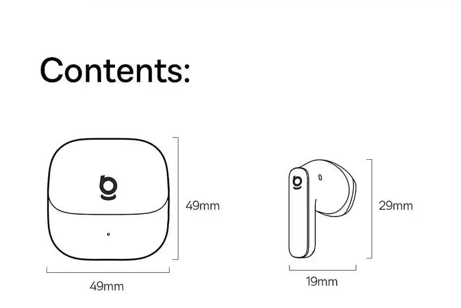 Wireless Earbuds with Active Noise Cancellation & Hi-Res Audio - Tidesmit Tidesmit