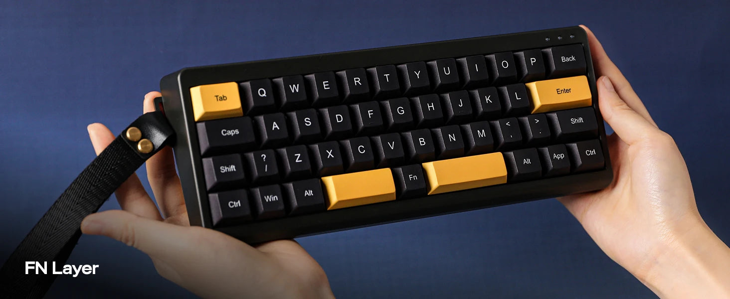 EPOMAKER TH40 VIA Ultra-Compact 40% Layout Hot-Swap Gasket-mounted Wired/Bluetooth/2.4G Wireless Mechanical Keyboard