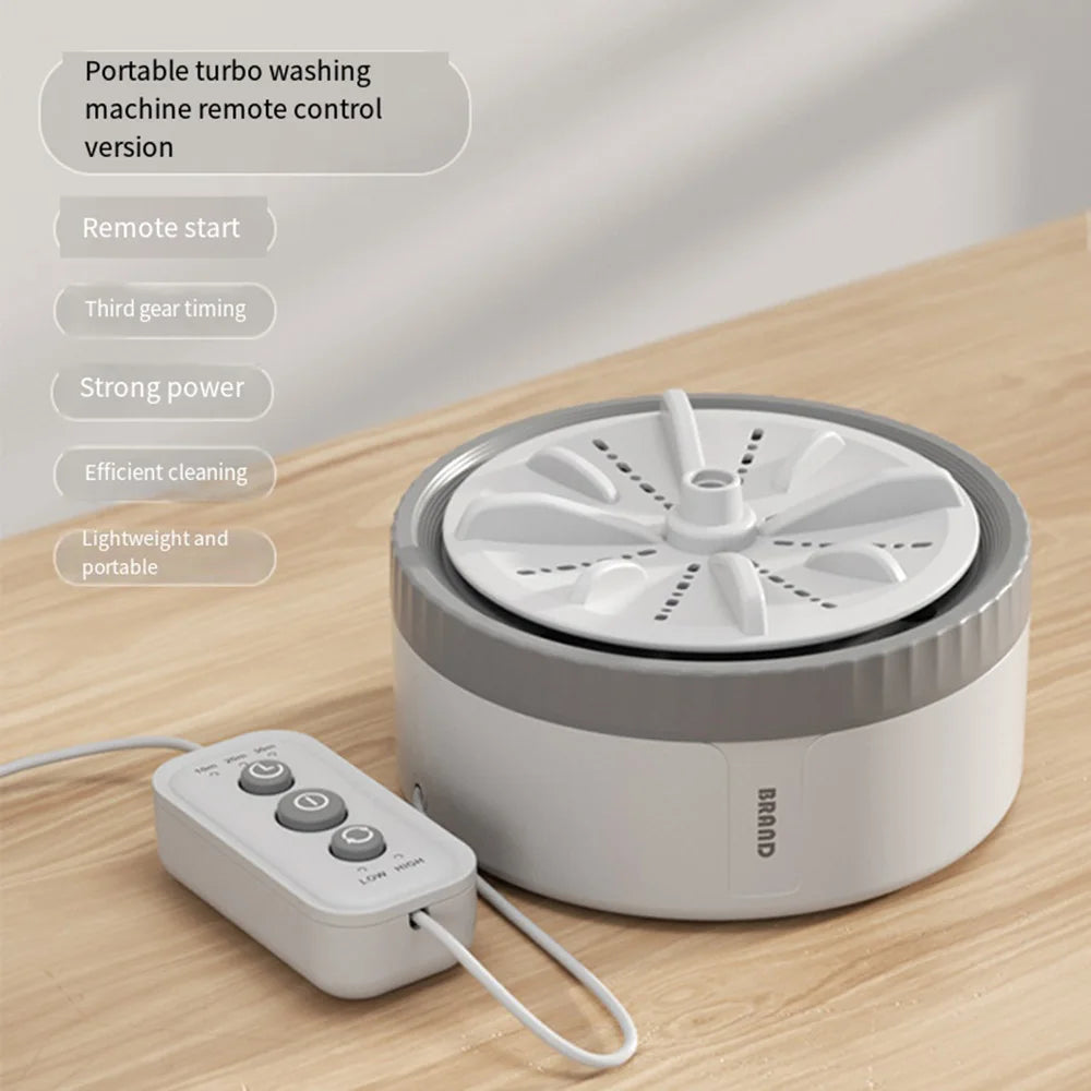 Tidesmit portable ultrasonic mini washing machine and dishwasher feature detail for travel and kitchen laundry use