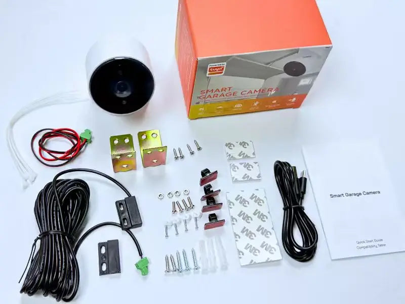Tuya SmartLife WiFi Garage Door Opener with 3MP Camera Remote Control Two Way Audio Night Vision Recording Alexa Google Support