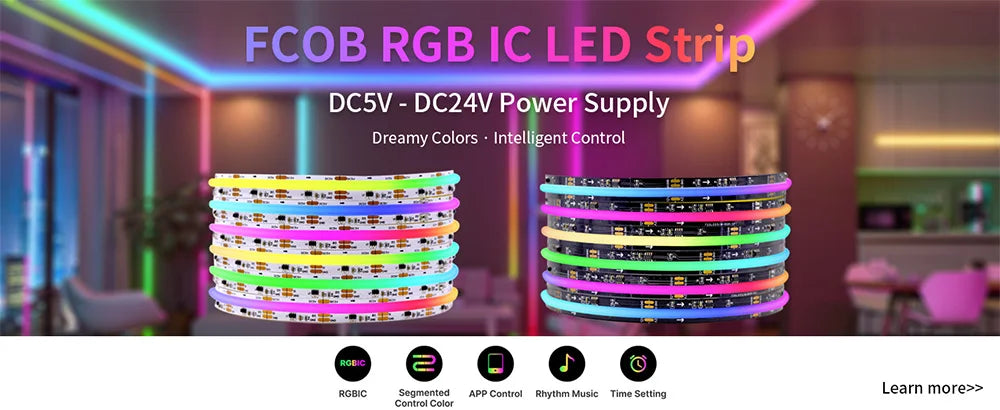 5m/roll WS2815 DC12V (WS2813/WS2812B) RGB LED Pixels Strip Light Individually Addressable LED Dual-Signal 30/60/144 Pixels/Led/m