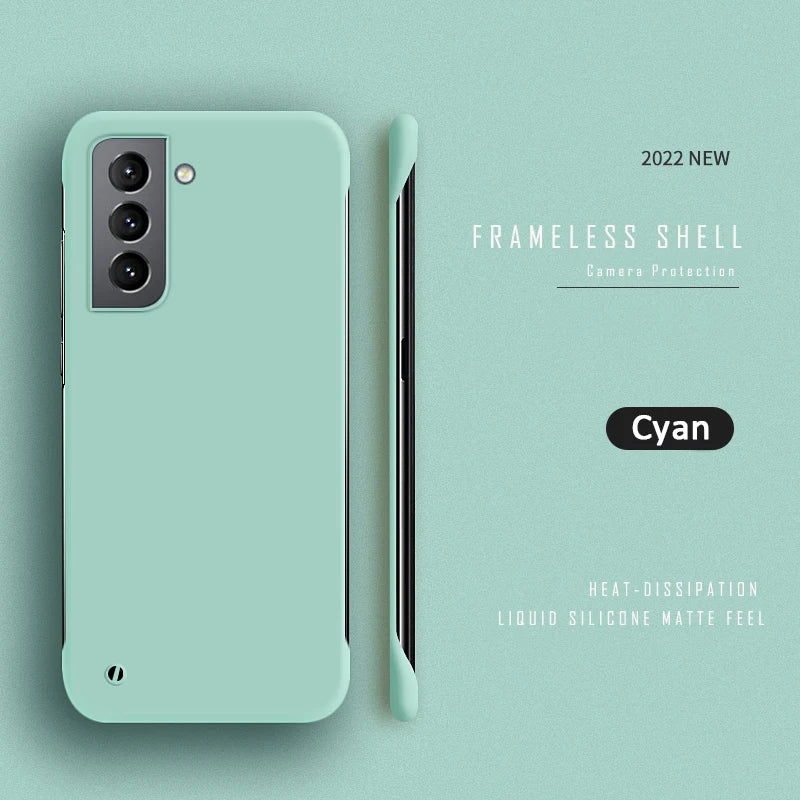 Samsung Galaxy S23 Slim Hard Frameless Case - Matte Shock-Absorbing Cover Tidesmit