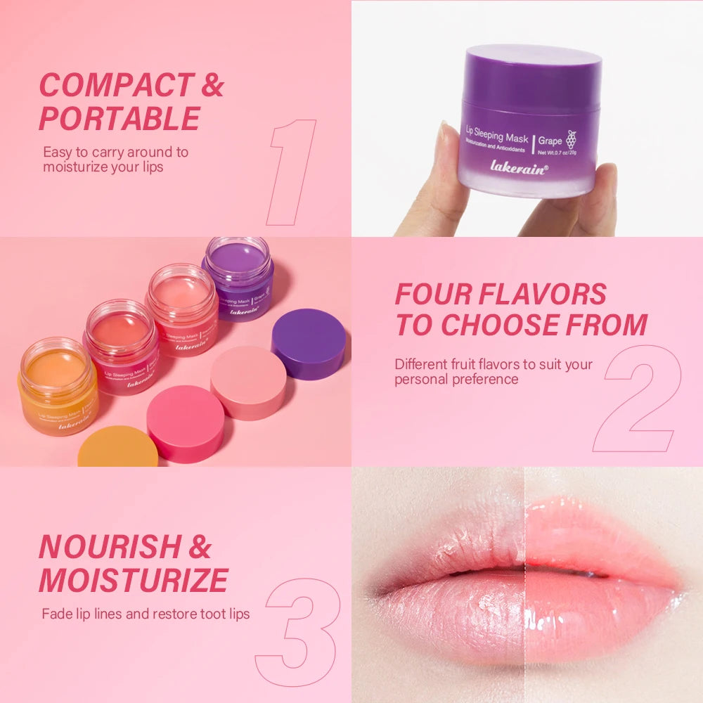 Moisturizing Sleeping Lip Mask - Nourishing Overnight Lip Treatment Lip Care Tidesmit