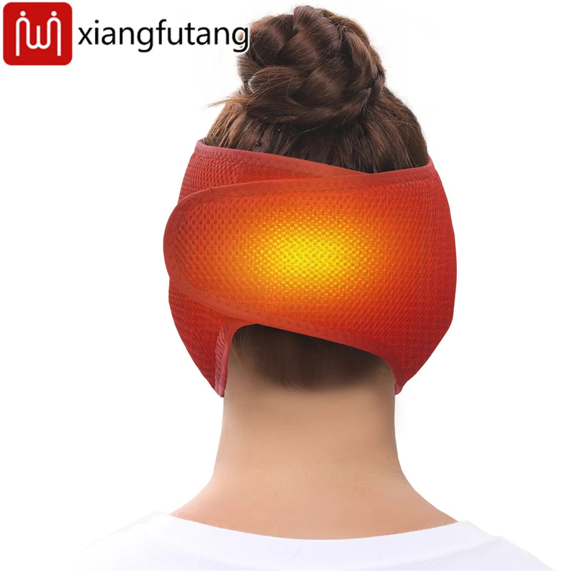 Heated Facial Mask for Sinus Relief with 3 Temperature Settings Massage Cushion Tidesmit