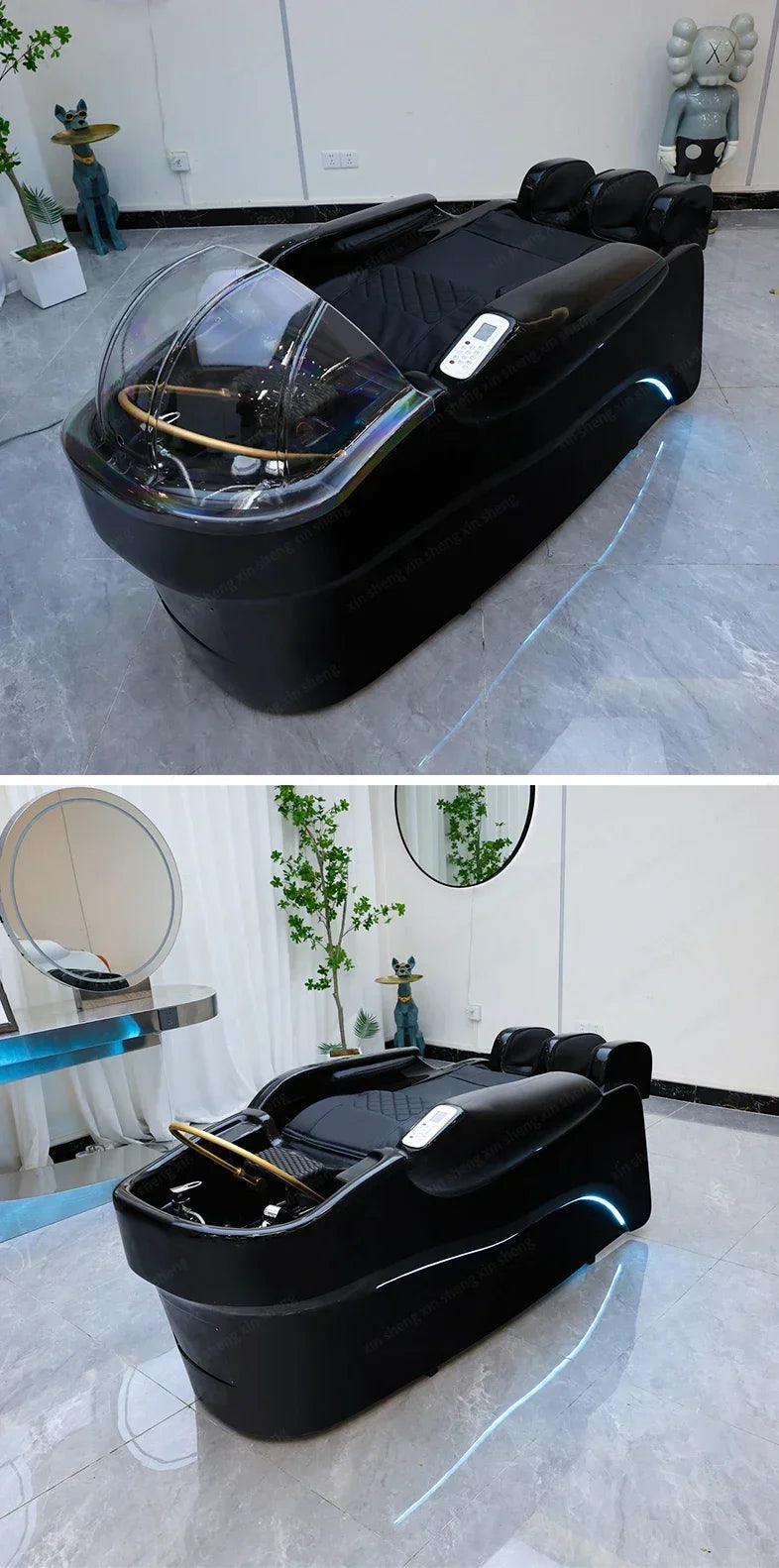 Japanese Shampoo Massage Bed | Ceramic Sink | Tidesmit Salon Furniture Massage Chairs Tidesmit