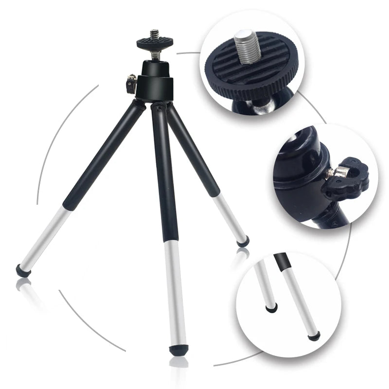10-Inch LED Ring Light with Tripod – Adjustable Content Creation Lighting Tidesmit