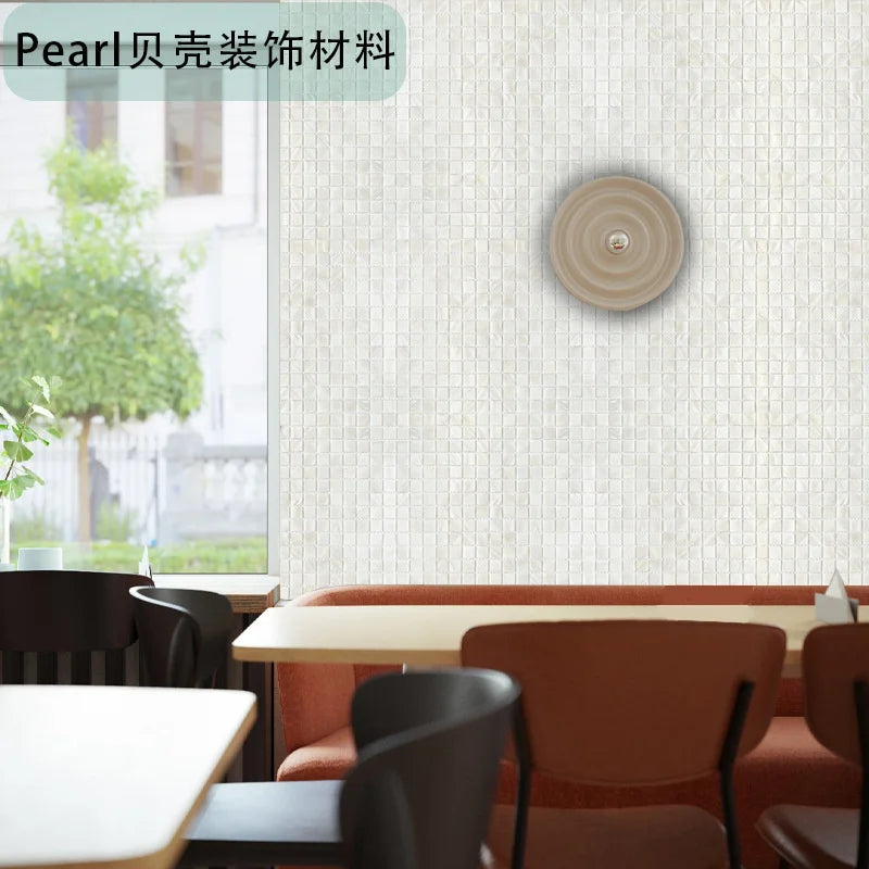 Pearl Shell Mosaic Peel And Stick Tiles Natural Self Adhesive Backsplash For Kitchen Bathroom Balcony Living Room For Couples