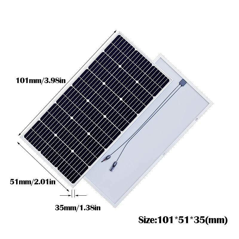 3000W Foldable Portable Monocrystalline Solar Panel 18V High Output Solar Generator for Home RV Camping Off Grid Energy