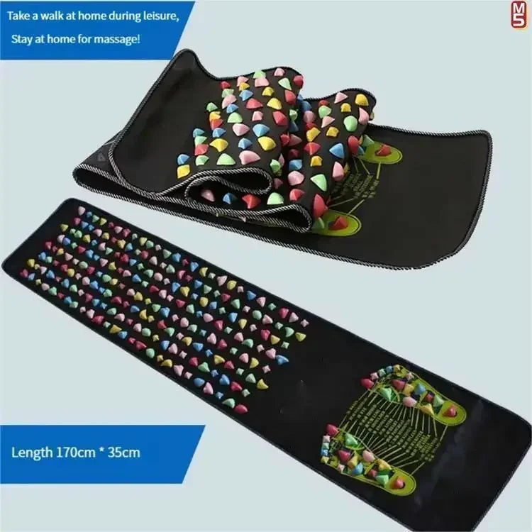 Acupressure Foot Reflexology Mat for Deep Tissue Muscle Relief Body Shaping Massage Equipment Tidesmit