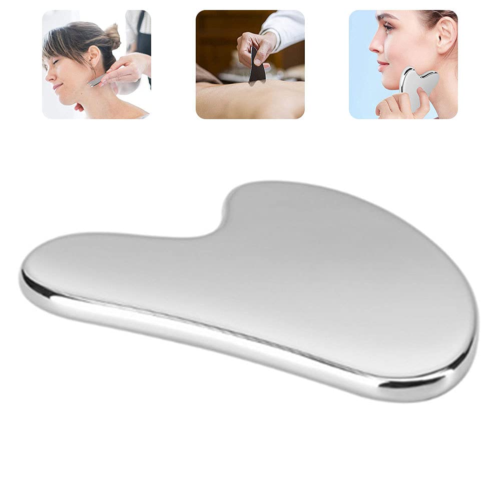 Stainless Steel Gua Sha Face Massager for Lymphatic Drainage Body Shaping Massage Equipment Tidesmit