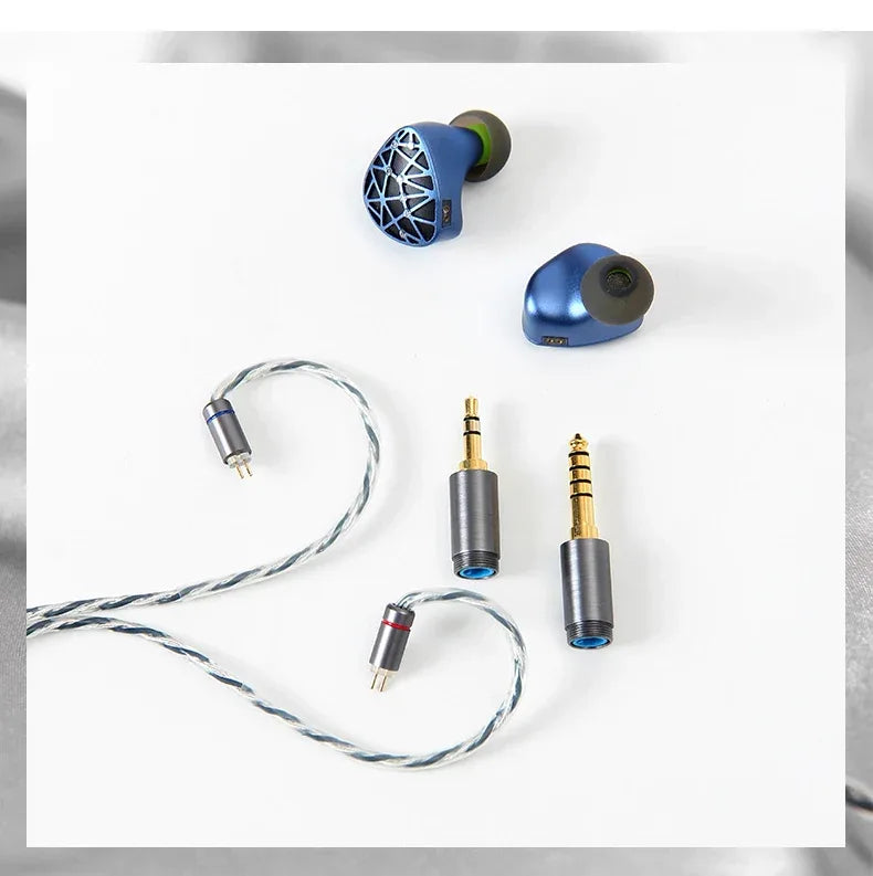 Sound Rhyme SR10 10-Driver Hybrid HiFi Wired IEMs by Tidesmit Tidesmit
