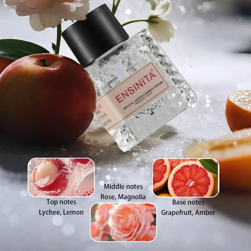 Tidesmit unisex alcohol-free perfume with long-lasting rose and cedarwood woody floral scent for romantic dates.