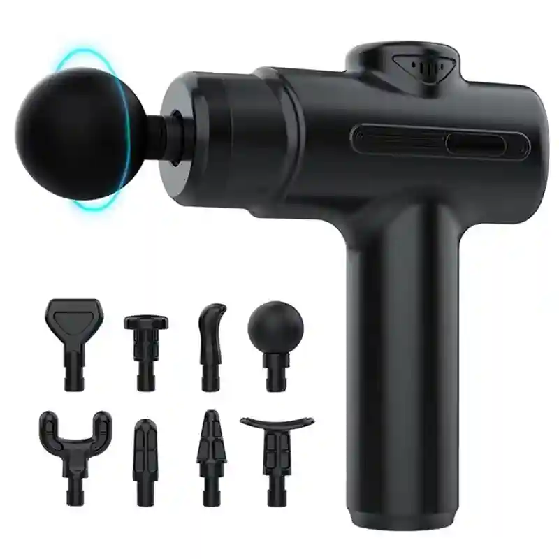 Deep Tissue Massage Gun - Percussive Therapy for Muscle Recovery Fascia Gun Black Tidesmit