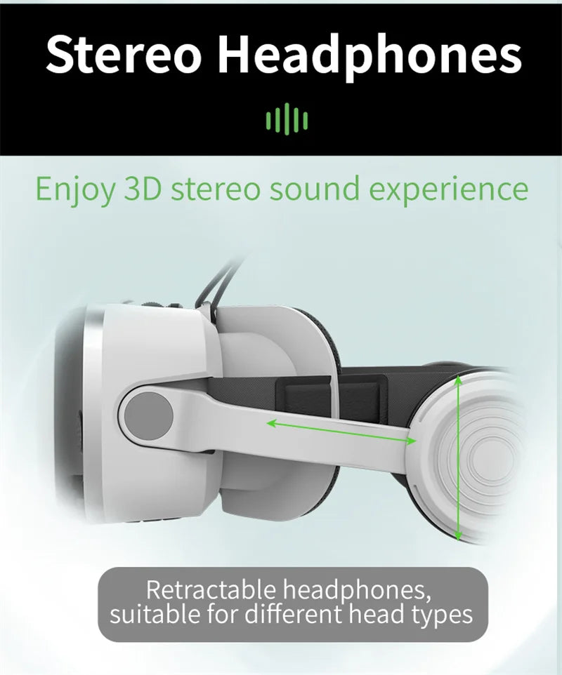 Tidesmit VR Headset for 4.7-7 Inch Smartphones - 3D Cinema Experience Tidesmit