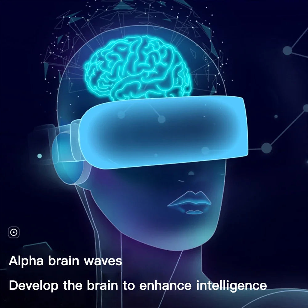 Electric Eye Massager with Heat and 4D Compression - White Massage Chairs Tidesmit