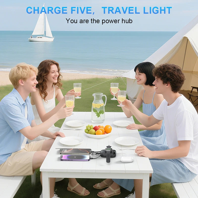 Magnetic Wireless Power Bank 10000mAh - Fast Charging PD Portable Battery Tidesmit