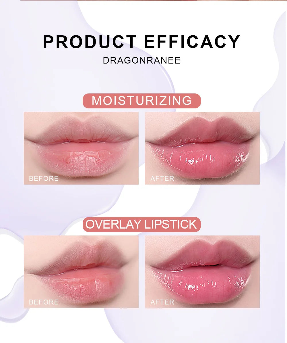 Hydrating Flower Lip Oil Set – 6-Piece Non-Stick Moisturizing Lip Treatment Lip Care Tidesmit