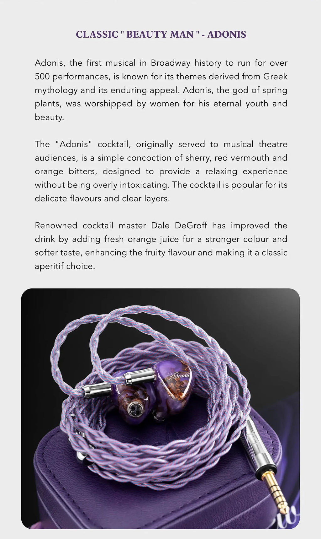 QoA Adonis Hybrid IEMs: 1DD+2BA Wired Earphones by Tidesmit Tidesmit