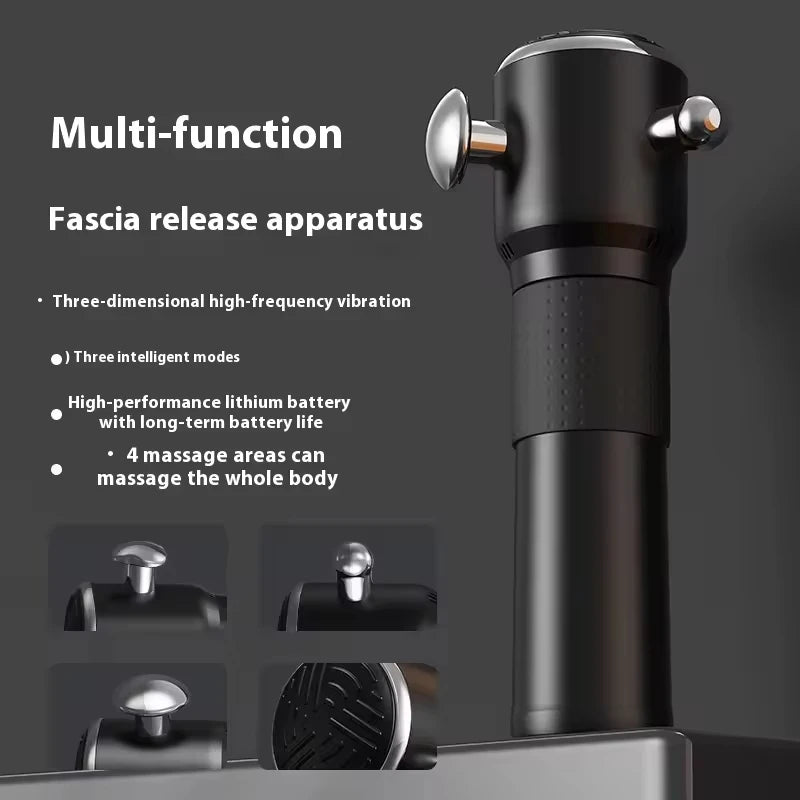 Fascia Massage Gun: Portable Metal Deep Tissue Recovery Device Fascia Gun Tidesmit
