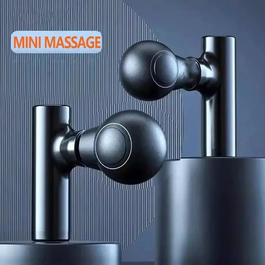 Deep Tissue Massage Gun - Compact Percussive Therapy Tool (Black) Fascia Gun Tidesmit