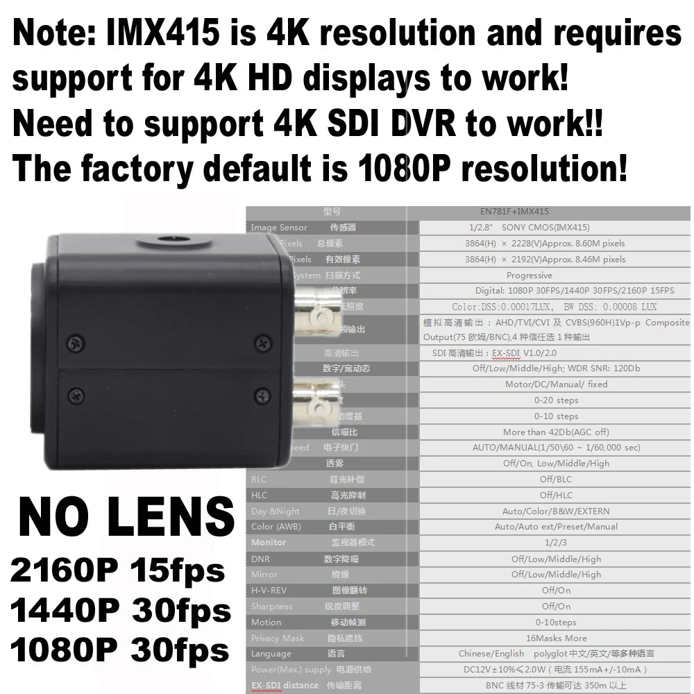 IMX385 IMX290 IMX307 Industrial IMX415 HD-SDI EX-SDI 60FPS 50FPS 8.0MP 1080P Security Mini Broadcast Box SDI Camera Medical Live