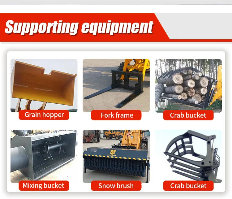 Custom Cheap Mini Skid Steer Loader Manufacturing Mini Skid Steer Loader for Sale