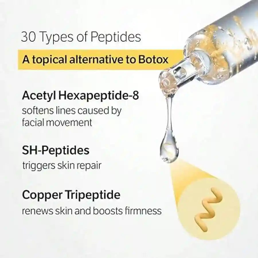 Tidesmit Silk Peptide Intensive Lifting Ampoule with collagen and 30 peptide complex for face skin firming