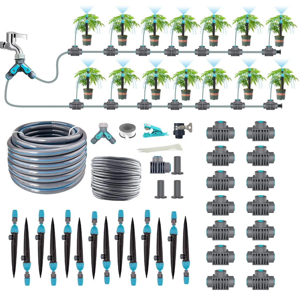 20/30M DIY Drip Irrigation System Automatic Watering System Garden Hose Micro Drip Garden Watering Kits Adjustable Drippers