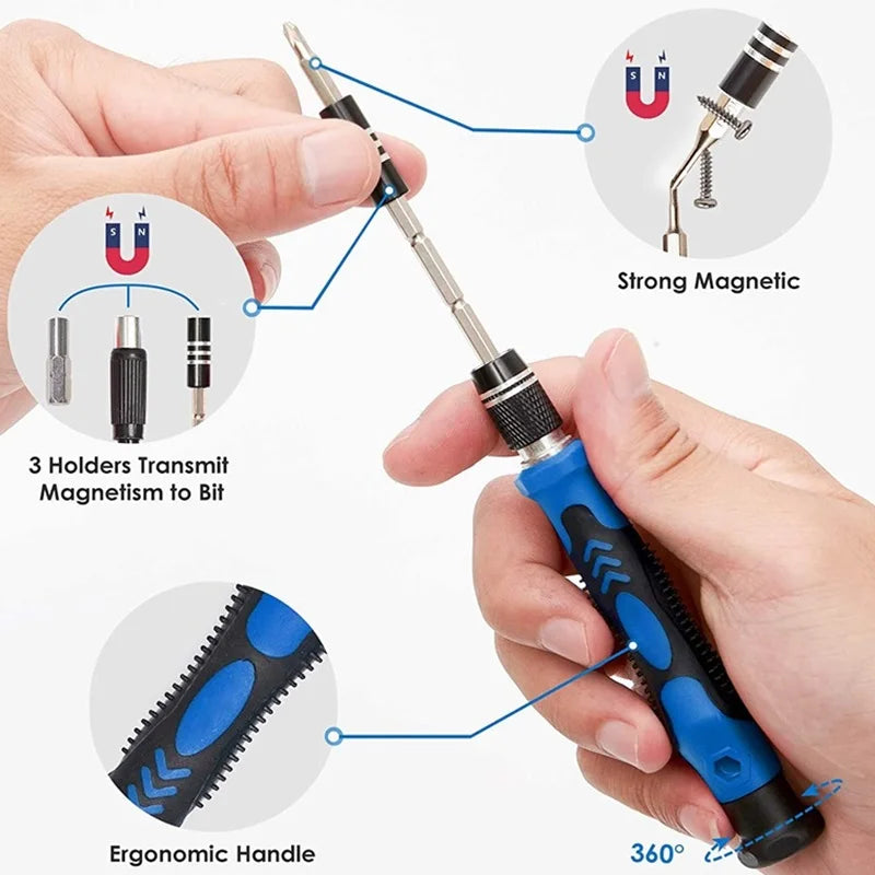  ﻿ 28 170 in 1 Screwdriver Set Universal With 120 Bits Magnetic Repair Hand Took Kits Phone Repair Tool Kit For Laptop Repair