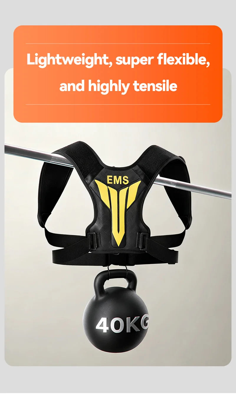 Electric Back Massager with Heat Therapy - Rechargeable Muscle Relief Back Massage Instrument Tidesmit