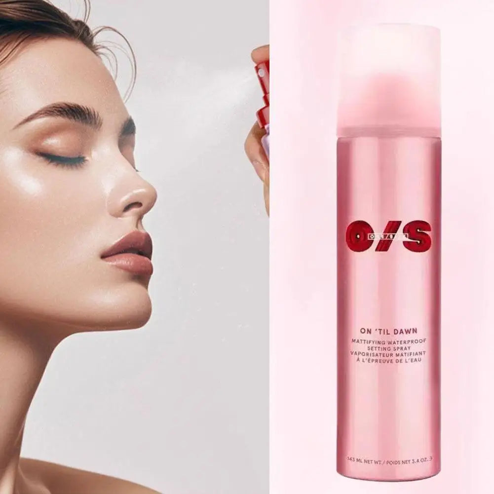 Tidesmit matte setting spray detail view showing waterproof long-lasting formula for flawless face makeup application