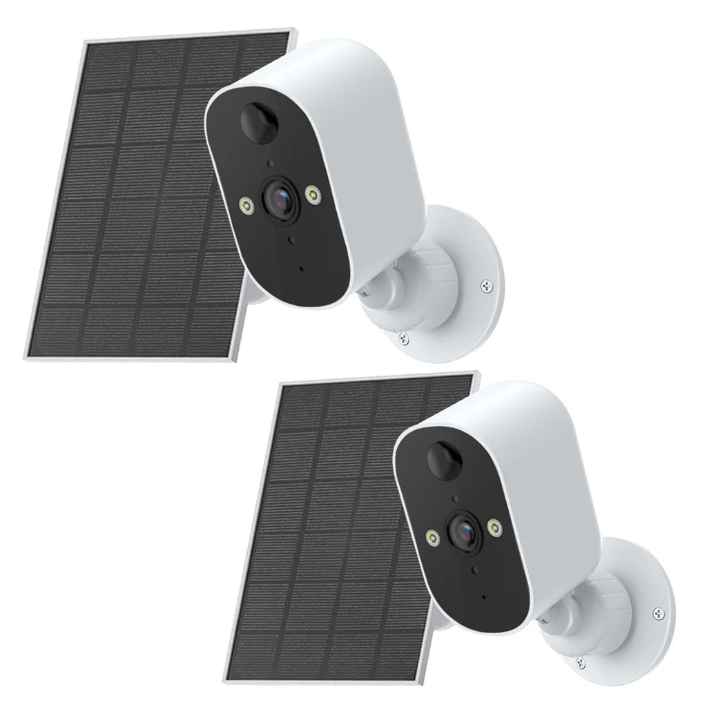 1080P WiFi Camera Outdoor Solar Battery Wireless Solar Powered Security Camera AI Motion Detection 2-Way Audio Night Vision