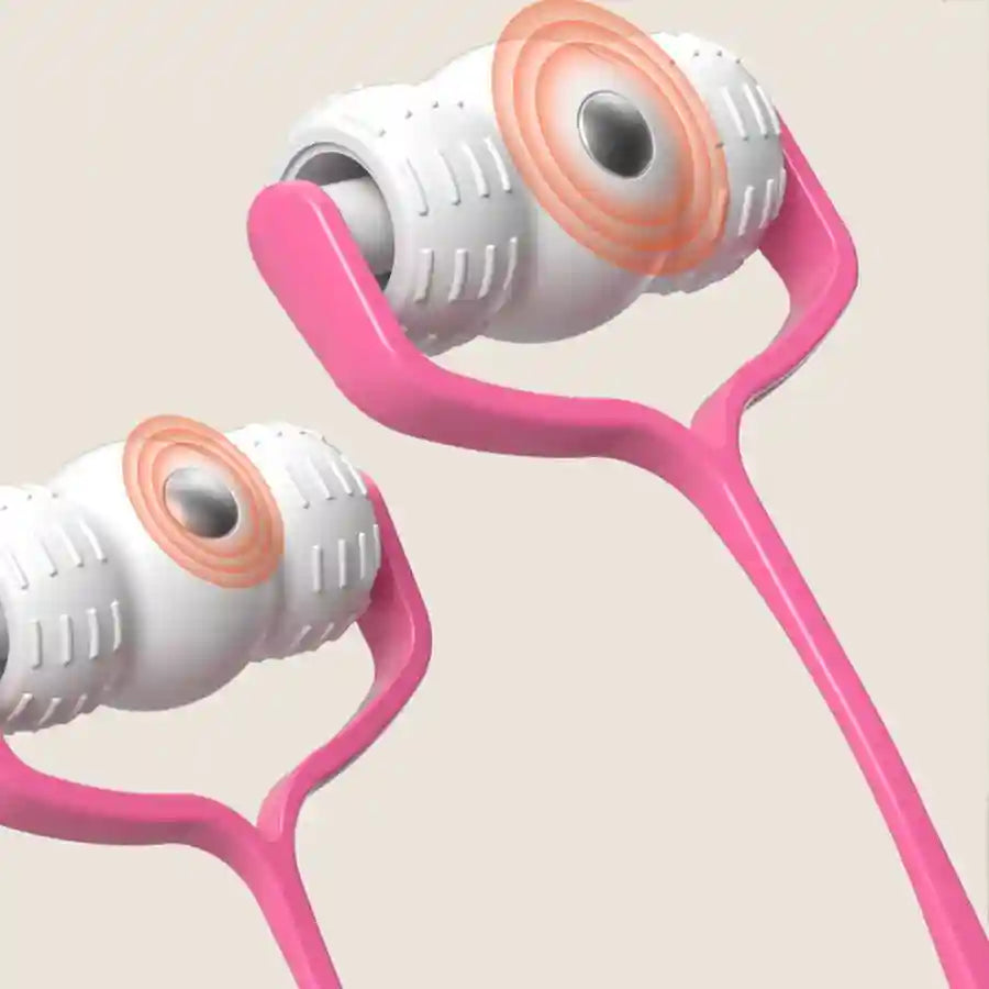 Facial Massage Roller 360 Rotating Y-Shape Lifting Tool Pink Massage Roller Tidesmit