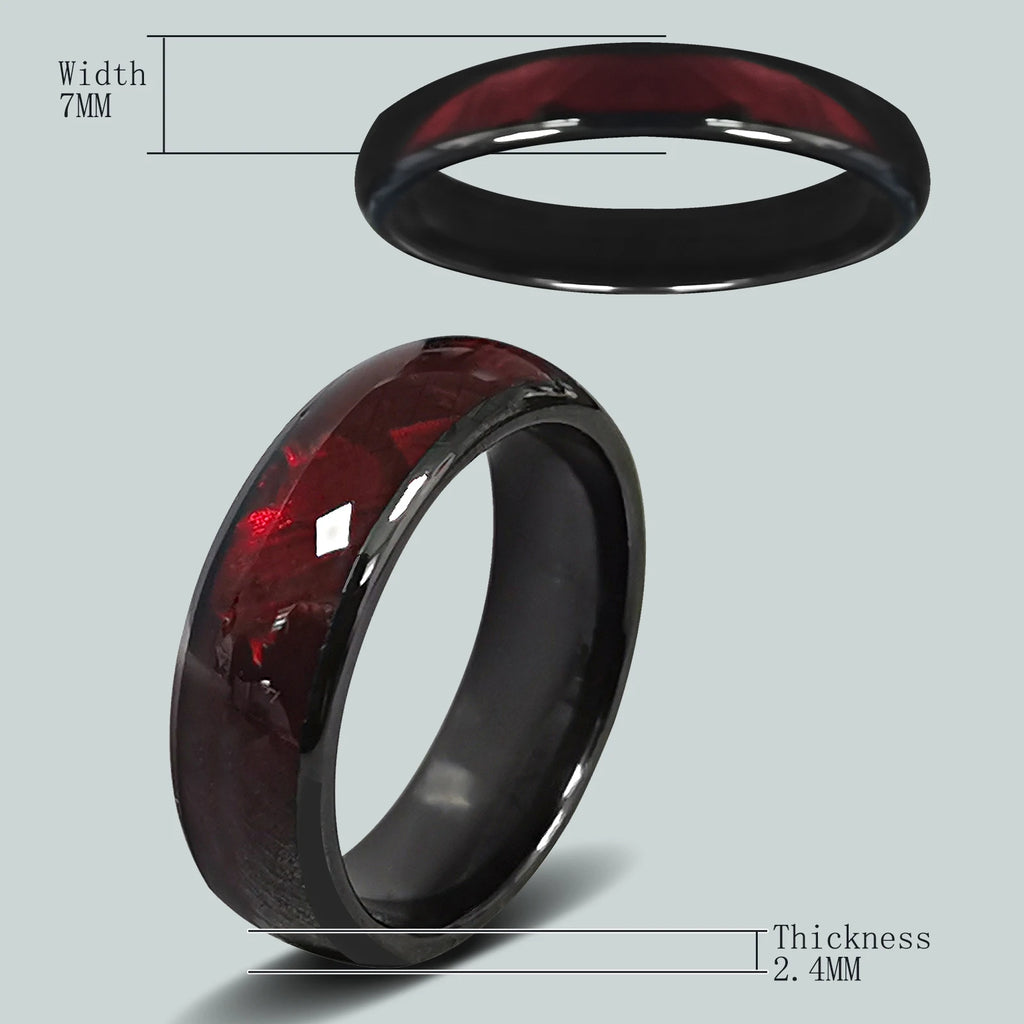 NFC Programmable Ceramic Smart Health Ring - 888 Bytes Waterproof Tidesmit