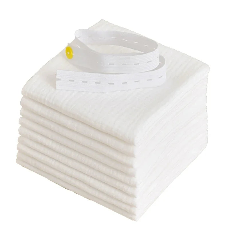 8/10pcs lot 100% Cotton Baby Gauze Diapers For Newborn Baby Nappy Changing 45*43cm Washable Soft Baby Towels
