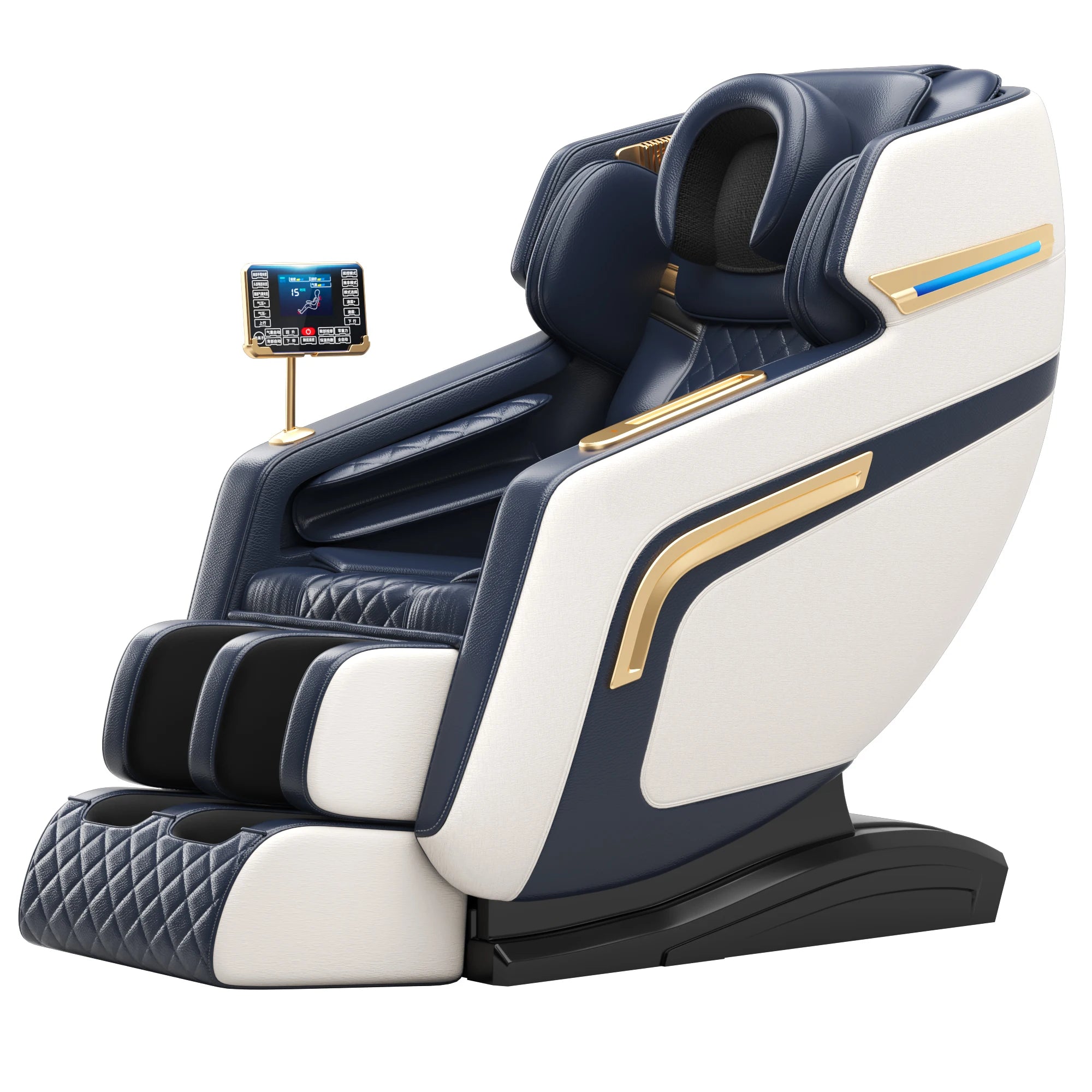 4D Zero Gravity Full Body Massage Chair - Coffee Premium Ergonomics Massage Chairs Tidesmit
