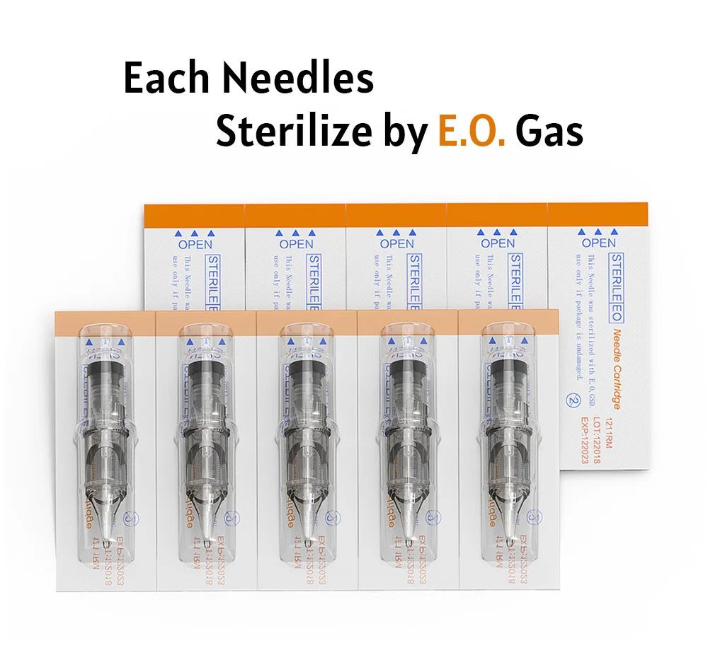 Permanent Makeup Needles - Sterile Disposable Cartridges by Tidesmit Permanent Makeup Machines Tidesmit