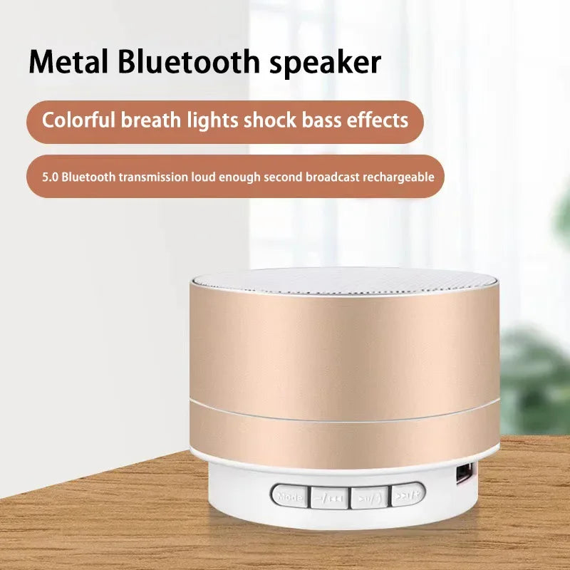 Lenovo A10 Mini Portable Speaker Bluetooth Wireless Audio Dazzling Crack LED Light Subwoofer Support TF Card USB For PC/Mobile