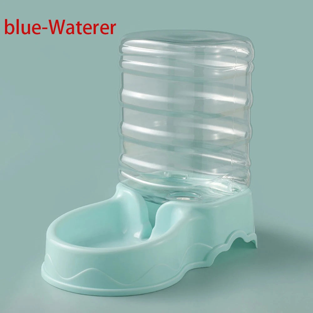 26pcs3.8L PP Material Pet Feeder Pet Water Fountain Drink Bowl Automatic Pet Feeder Large Cat Dog Food Dispenser