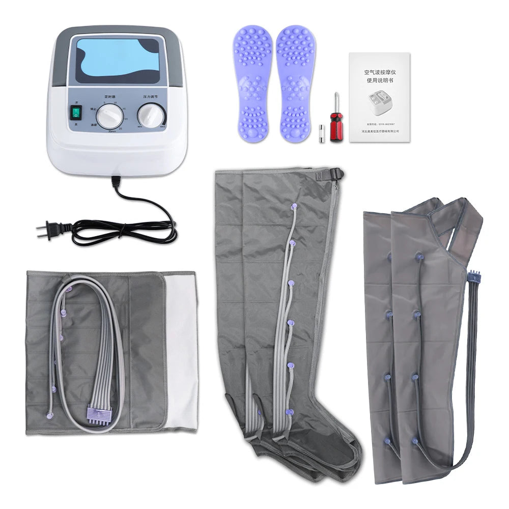 Lymphatic Drainage Machine: Electric Air Compression Leg Massager Body Shaping Massage Equipment China Mainland 220 V