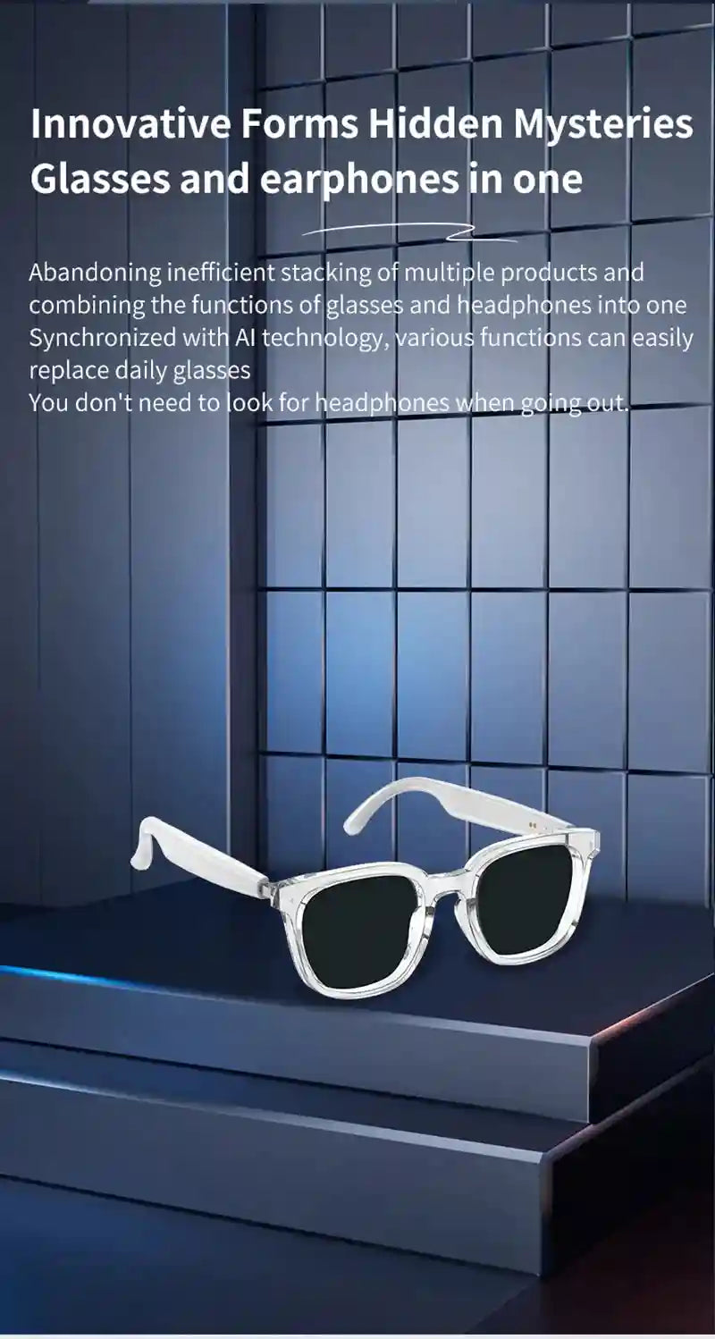 AI Intelligent Translation Glasses with Real-Time Spatial Audio Tech Tidesmit