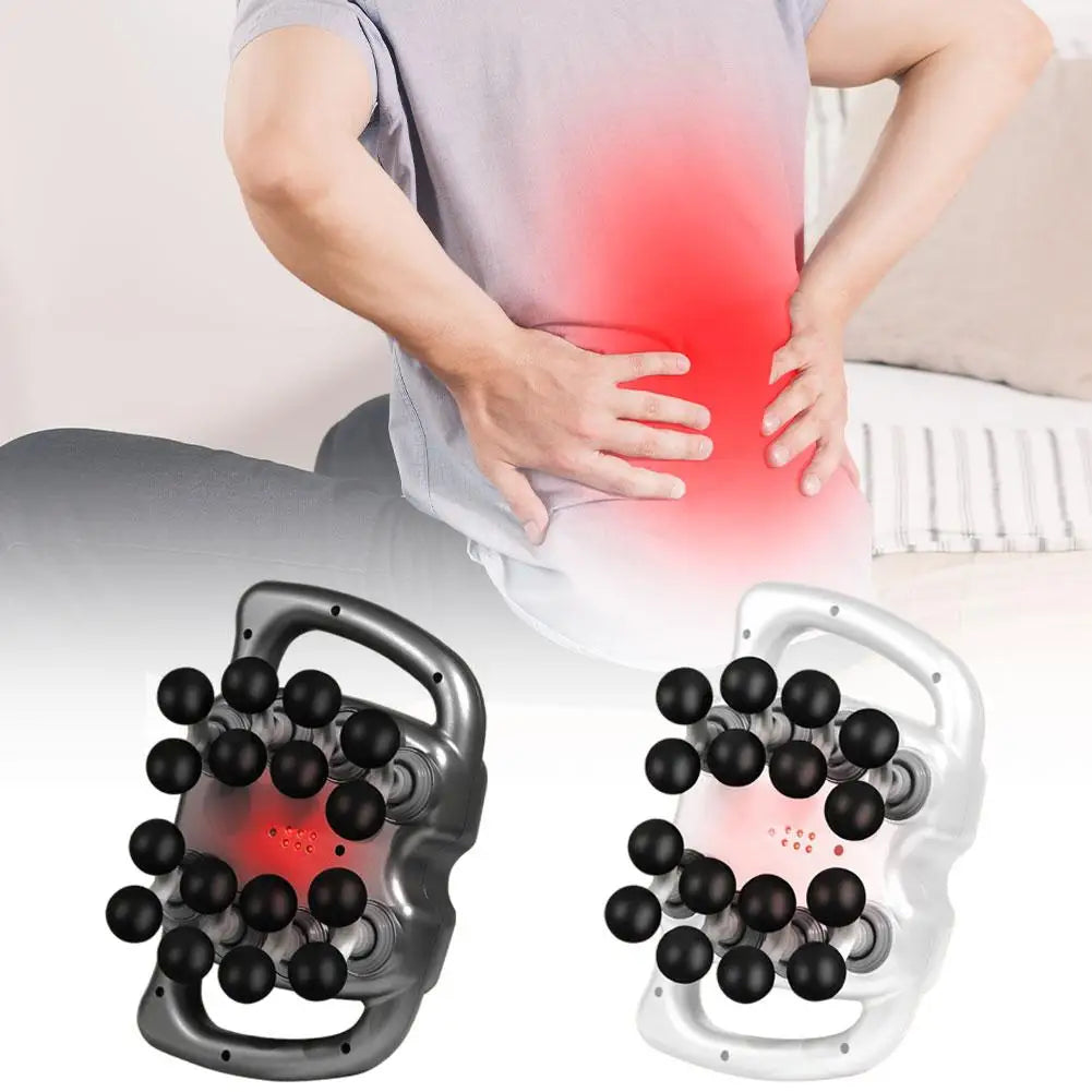 Fascia Gun Deep Tissue Muscle Massager with Red Light Therapy Fascia Gun Tidesmit