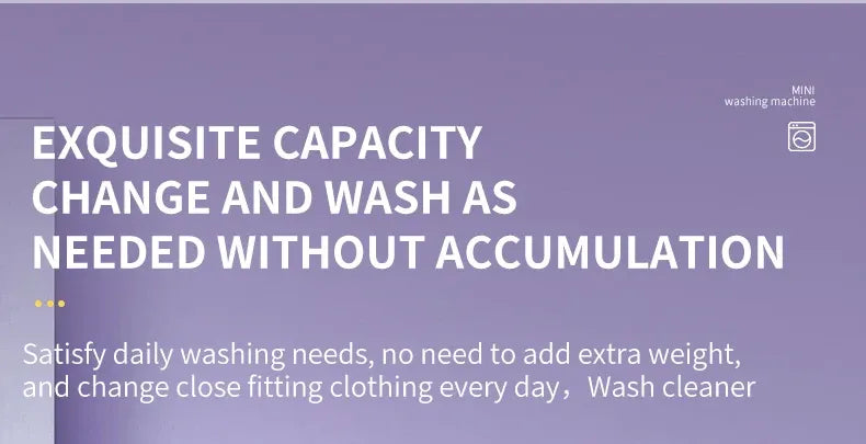 Tidesmit 2L Wireless Mini Portable Washing Machine