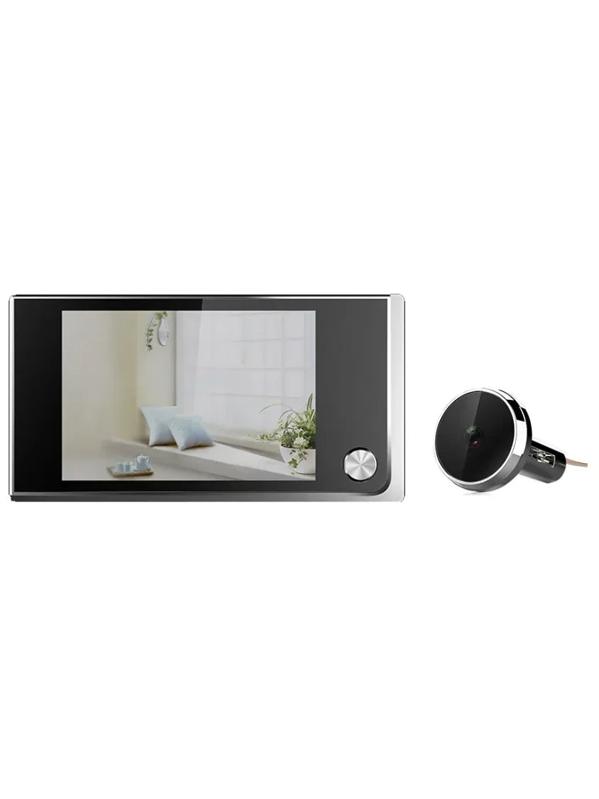 3.5 Inch LCD Colour Screen Digital Doorbell Electronic Peephole Door Camera Viewer 120 Degrees Cat's Eye Outdoor Doorbell
