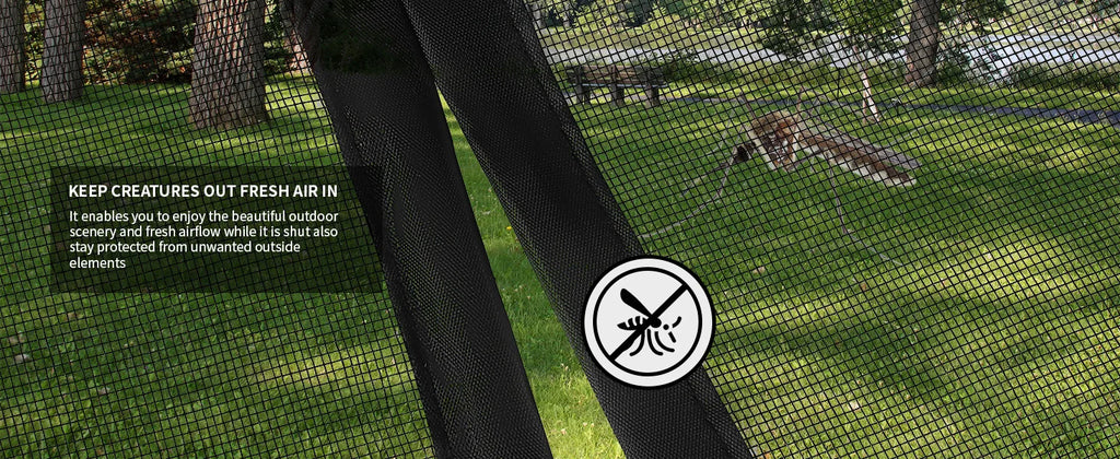 Black Fibreglass Magnetic Door Screen CustomSize Mosquito Net Curtain Fly Insect Automatic Closing Invisible Mesh For Home Decor