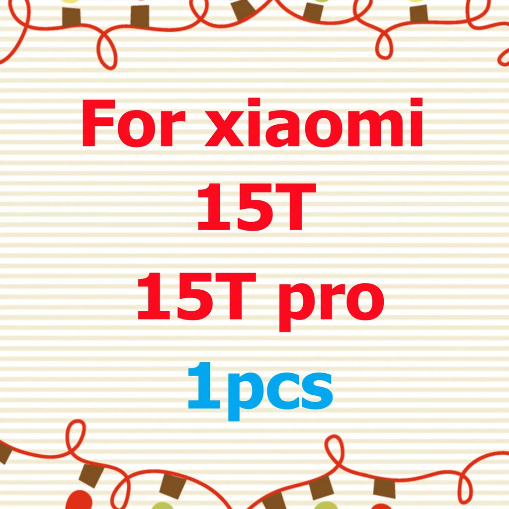 Xiaomi 15T Pro Tempered Glass Screen Protector - 9H Anti-Scratch Film CRIMSON Tempered Glass Film Tidesmit