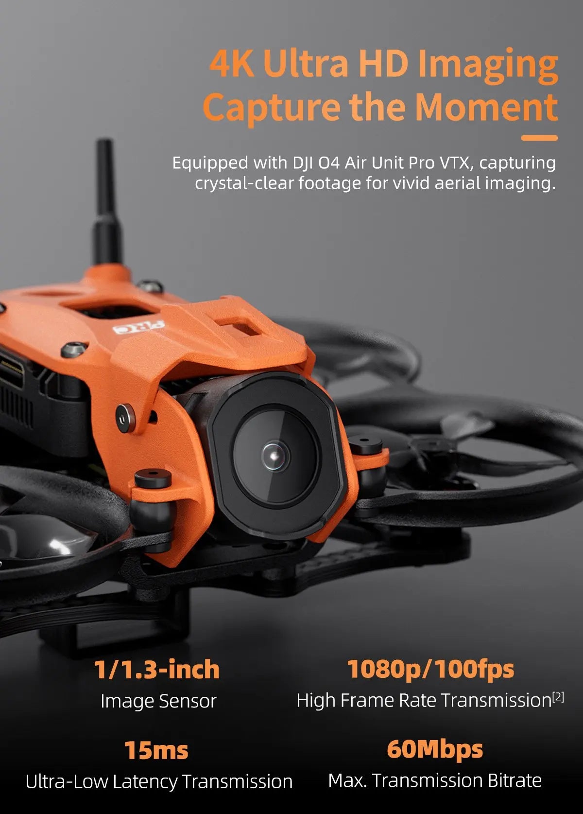 DarkStar16 O4 Pro TinyWhoop | Lightweight 2S FPV Camera Drone Tidesmit