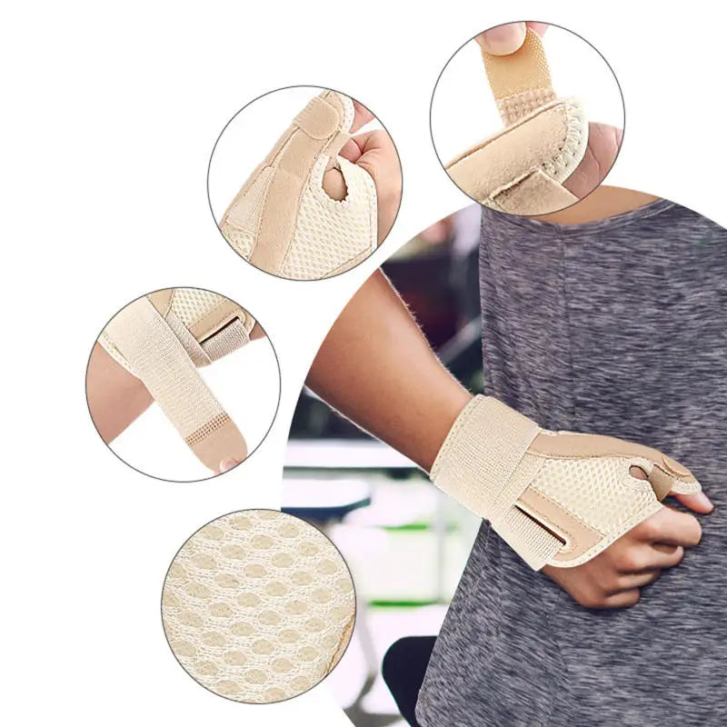 Breathable Flexible Wrist Splint Thumb Support Brace Comfortable Thumb Protector Guard Relieve Discomfort From Arthritis