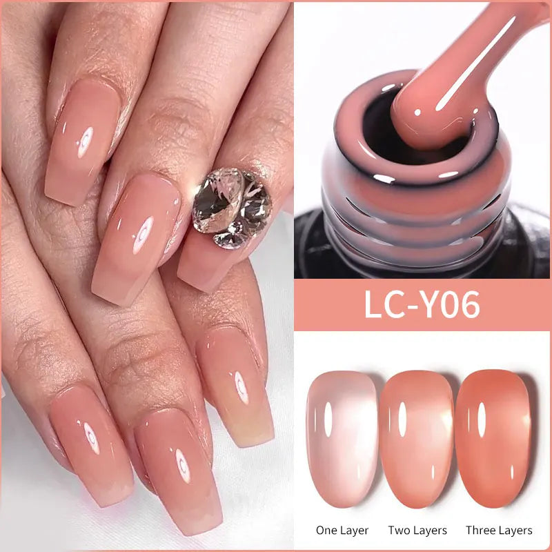Extension Gel Nail Polish Jelly Soak Off Kit for Permanent Makeup Artists Permanent Makeup Machines LC-Y06 Tidesmit